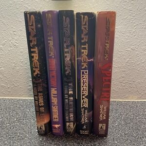 Star Trek William Shatner Hardcover Set The Return Preserver Dark Victory